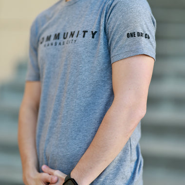 Community Tee- Heather Gray
