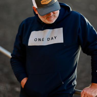 One Day Hoodie ( Navy Blue)