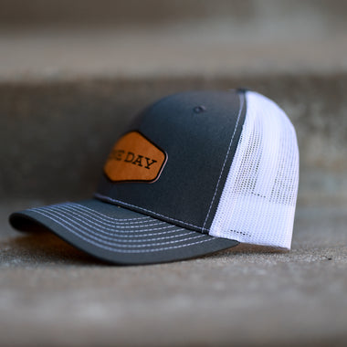 For the Journey Hat- Gray/White